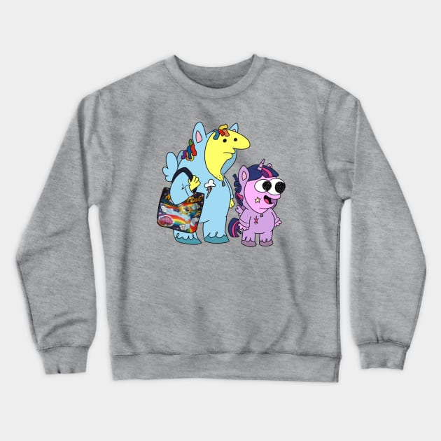 Smiling Friends is magic Crewneck Sweatshirt by AmyNewBlue